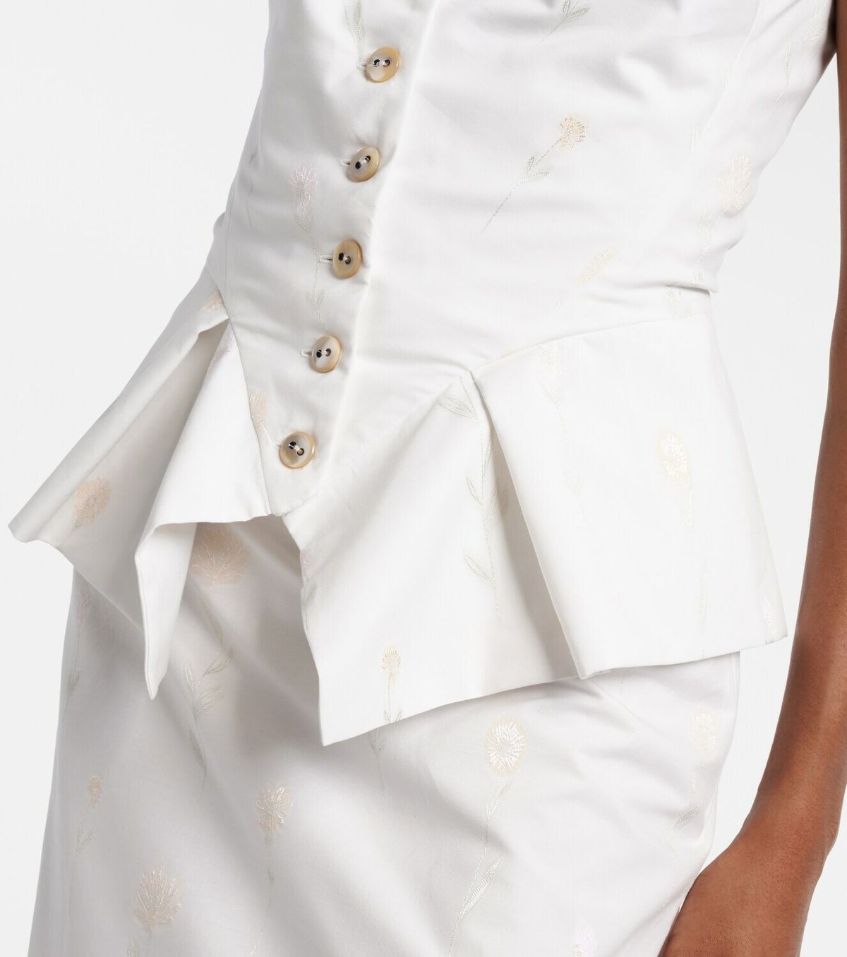 Vivienne Westwood Monday floral cotton-blend vest