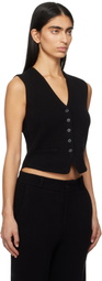 Guest in Residence Black Tailored Vest