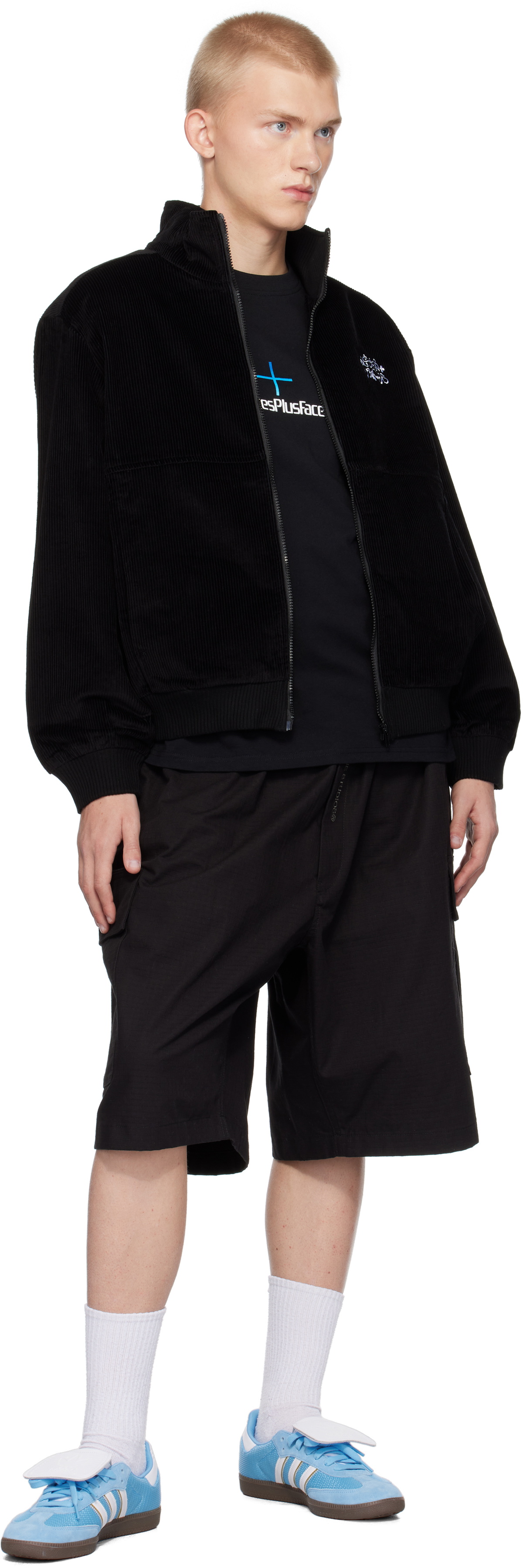 PLACES+FACES Black Corduroy Jacket