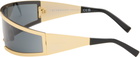Givenchy Gold Square Sunglasses