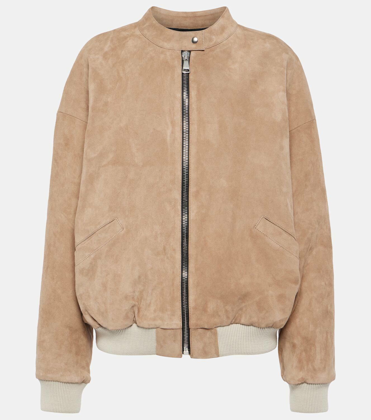Stouls Pharrell suede bomber jacket