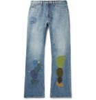 KAPITAL - Embroidered Appliquéd Denim Jeans - Blue