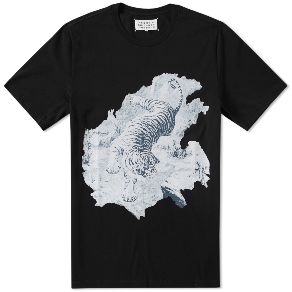 Maison Margiela 10 Tiger Print Tee Maison Margiela