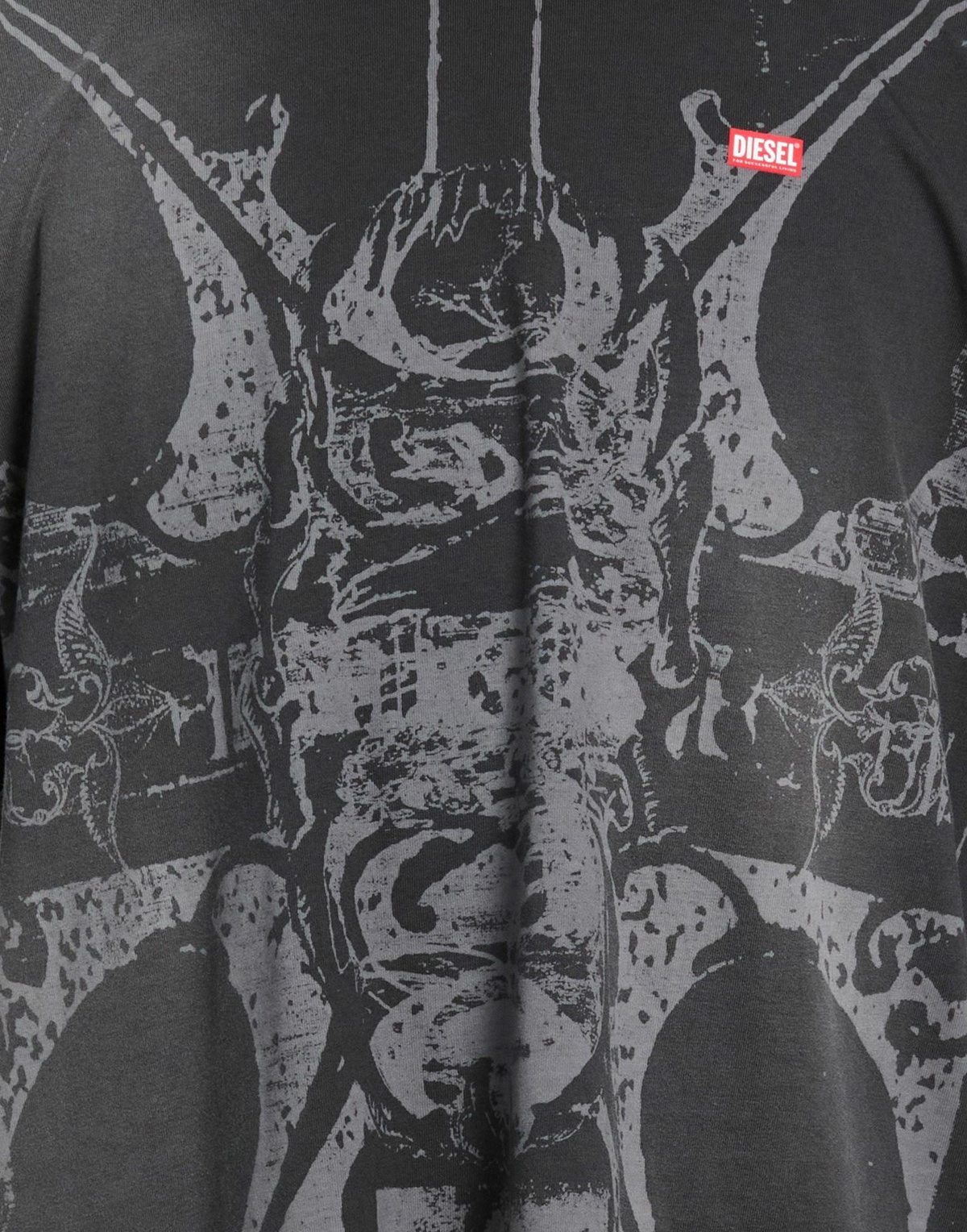 Diesel Mens T-shirt Charcoal