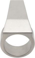 Rick Owens Silver Trunk Ring