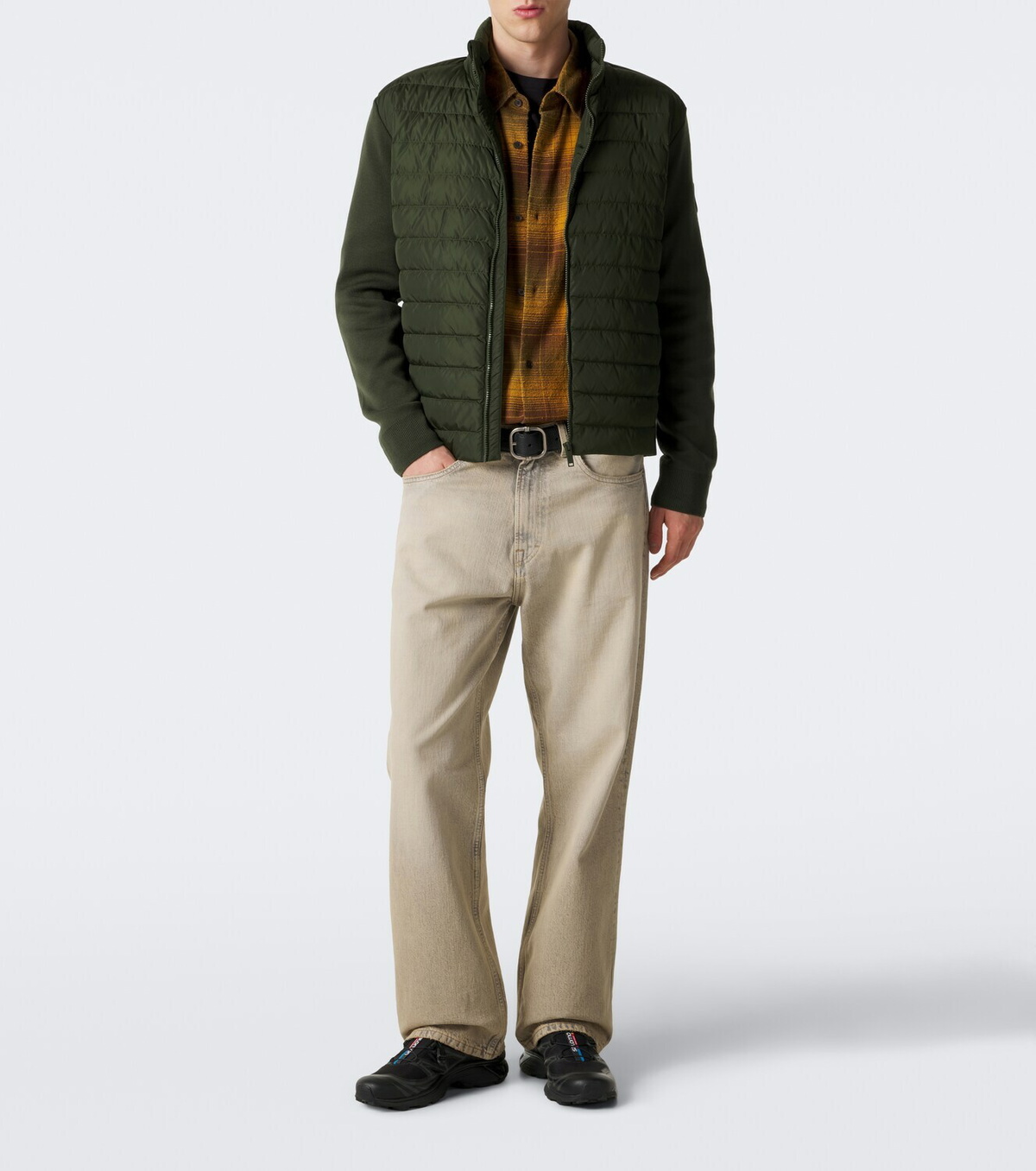 Canada Goose Hybridge Flavio down-paneled wool cardigan