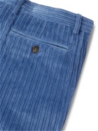 TOD'S - Cotton-Corduroy Trousers - Blue