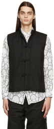 Comme des Garçons Shirt Black Wool Padded Vest