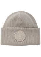 Canada Goose Arctic Ribbed-knit Wool Beanie - Beige - One Size
