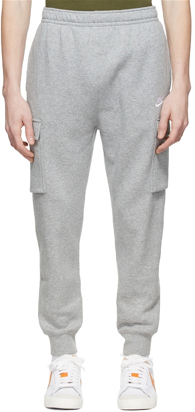 Photo: Nike Gray Sportswear Club Cargo Pants