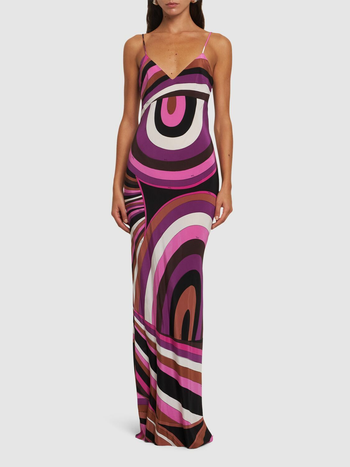 long pink silk dress Blush Pink Silk Sheath Long Dress with Slit – Ohmollydress