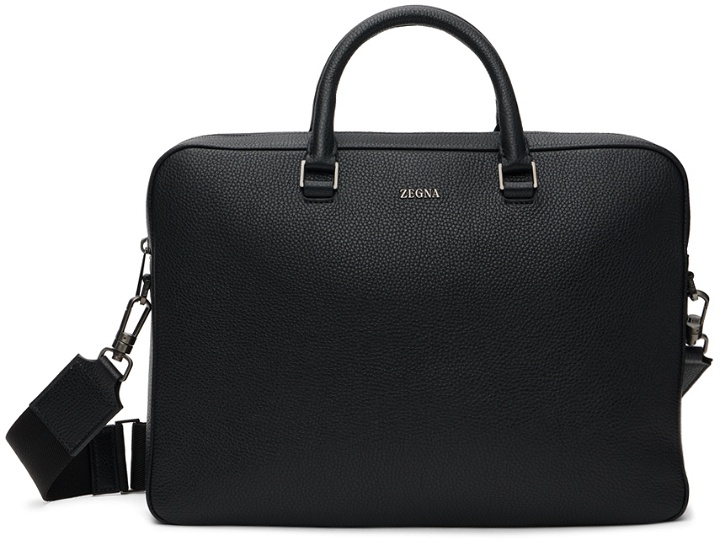 Photo: ZEGNA Black Edgy Business Briefcase