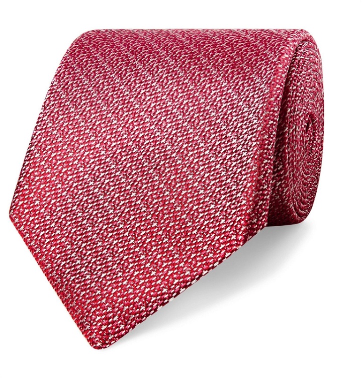 Photo: Canali - 8cm Silk-Jacquard Tie - Pink