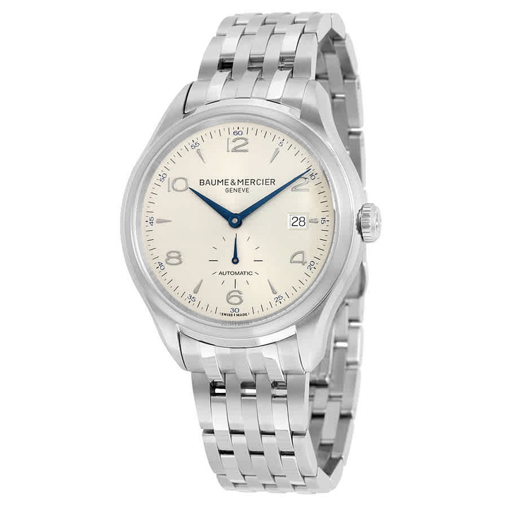 Photo: Baume and Mercier Clifton Automatic Silver Dial Mens Watch 10099