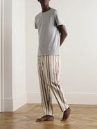 Hanro - Night & Day Striped Cotton Pyjama Trousers - Neutrals