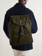 Montblanc - Panorama Leather-Trimmed Shell Backpack