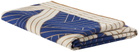Missoni Blue & White Nastri Blanket