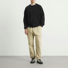 Gramicci Men's Thermal Fleece Crew Sweater in Black