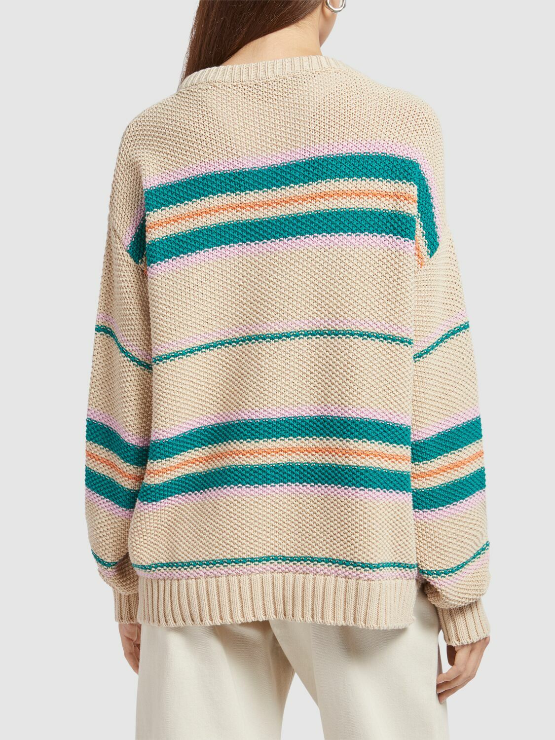 WEEKEND MAX MARA Angus Embroidered Cotton Sweater Weekend