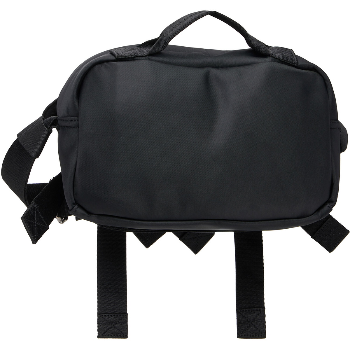 Simone Rocha Black Beaded Classic Bow Crossbody Bag