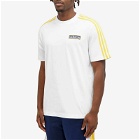 Adidas Men's Adibreak T-shirt in White/Bold Gold
