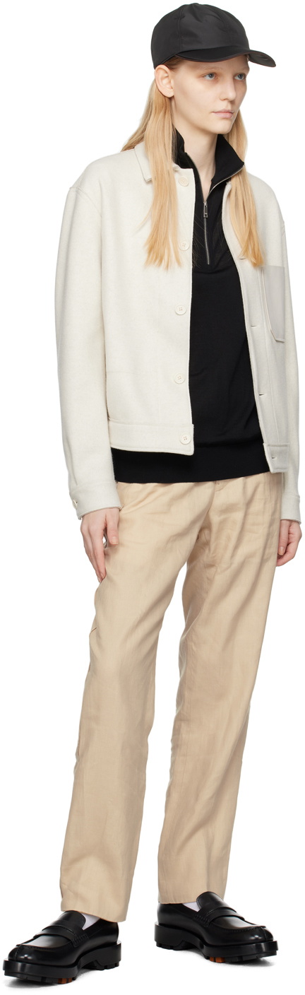 ZEGNA Black Half-Zip Sweater