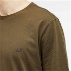 C.P. Company Men's 30/1 Jersey Goggle T-Shirt in Ivy Green