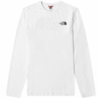 The North Face Men's Long Sleeve Easy T-Shirt in White