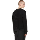 C2H4 Black My Own Private Planet Distressed Layered Long Sleeve T-Shirt