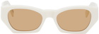 RETROSUPERFUTURE Off-White Amata Sunglasses