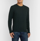 Ralph Lauren Purple Label - Cable-Knit Cashmere Sweater - Green