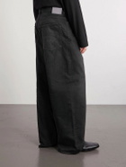 Balenciaga - Wide Leg Jeans - Black