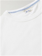 Schiesser - Slim-Fit Cotton-Jersey Pyjama T-Shirt - White