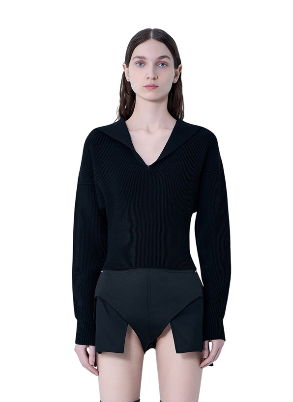 Photo: Rick Owens Dracu Cropped V Knit
