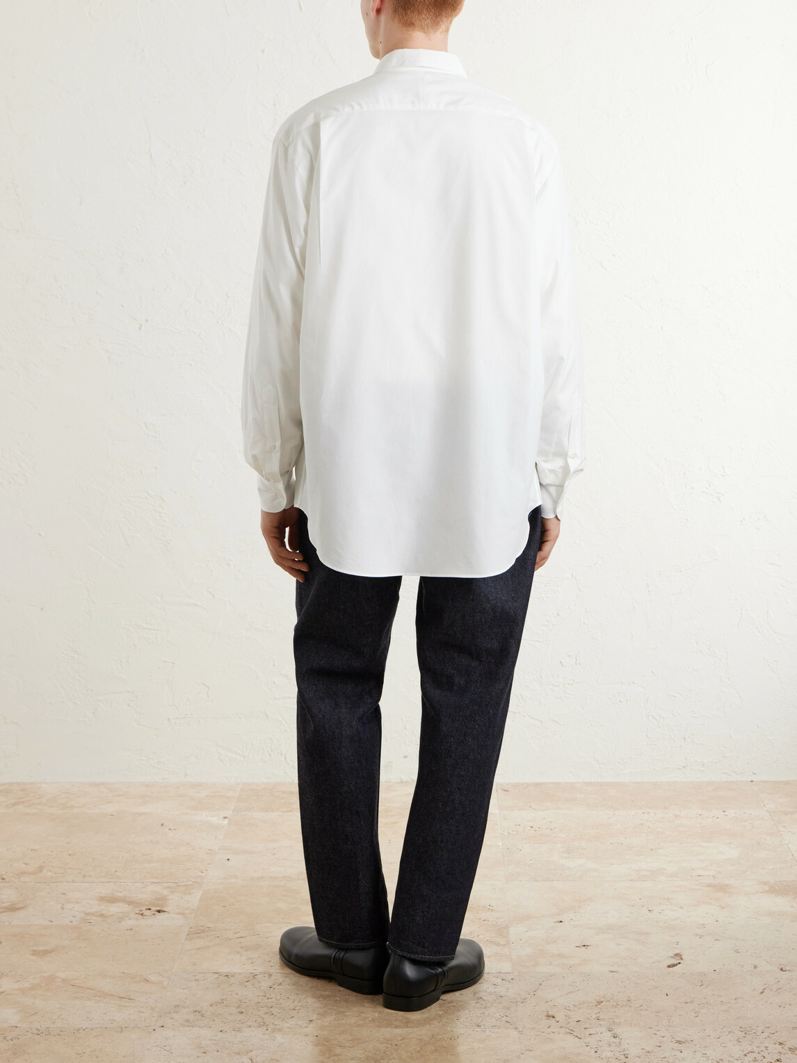 A.PRESSE - Cotton-Poplin Shirt - White