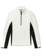 Aztech Mountain - Panelled Stretch-Jersey and Ripstop Half-Zip Ski Base Layer - White