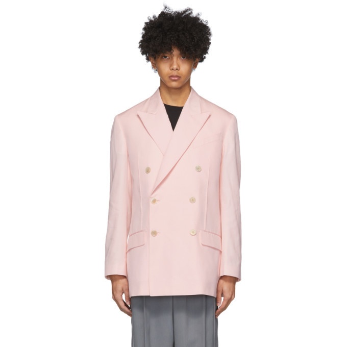 Photo: Givenchy Pink Double-Breasted Oversized Blazer