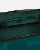 Pinko Recycled Fabric Travel Bag Teal Blue Block Color