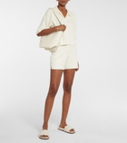 Joseph - Silk-blend toweling shorts