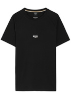 Boss Logo-print Cotton T-shirt Black