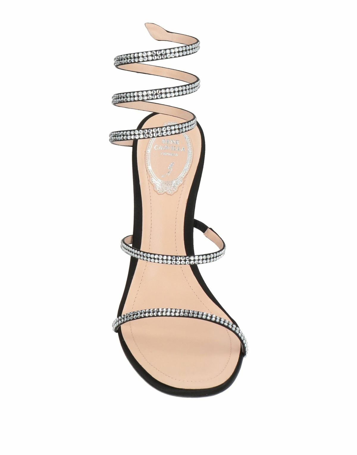 Rene' Caovilla Womens Sandals in Black