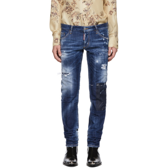 Photo: Dsquared2 Blue Regular Clement Jeans