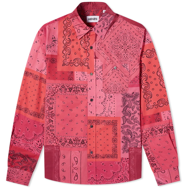 Photo: Kenzo Patchwork Bandana Shirt