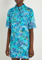 Chloe Floral Print Stretch-cotton Dress Multicoloured