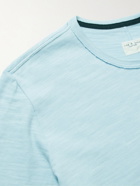 Rag & Bone - Flame Slub Cotton-Jersey T-Shirt - Blue