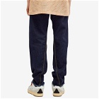 Lanvin Men's Twisted Denim Jeans in Navy Blue