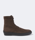 Tod's Suede lace-up boots