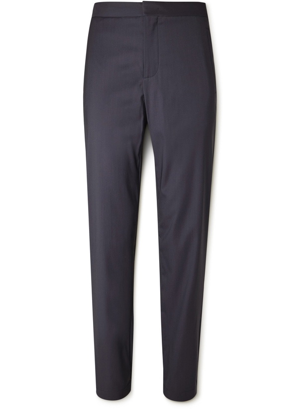 Photo: LORO PIANA - Rain System Virgin Wool-Blend Trousers - Blue