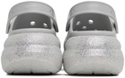 Crocs Off-White Crush Glitter Clogs