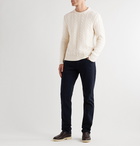 Kiton - Cable-Knit Cashmere Sweater - Neutrals